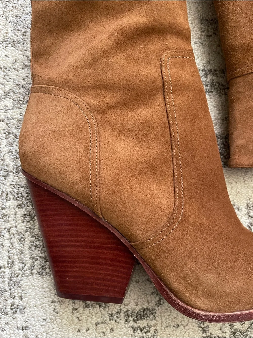 Veronica Beard Logan Suede Zip Ankle Booties Size 12